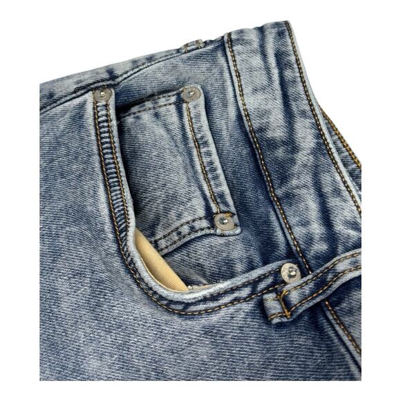 Rag & Bone Jeans 32 Dre Low Rise Slim Boyfriend Raw Hem Crop Denim USA Retro - Picture 3 of 7